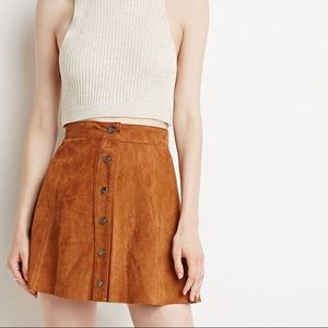 Forever 21 Suede Skirt